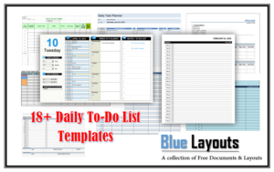 Daily To Do List Templates