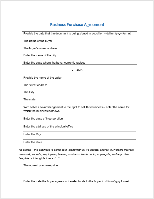 Purchase Contract Template 22