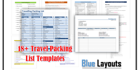 Packing List Templates