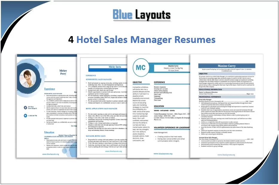 Hotel Sales Manager Resumes