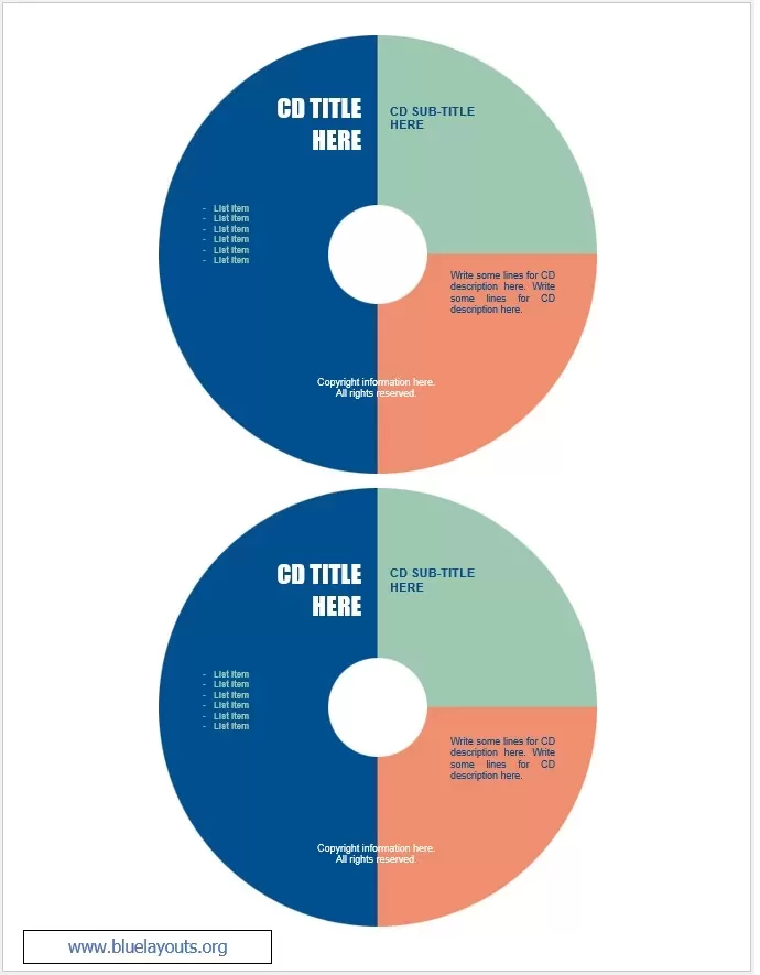 CD Template 01