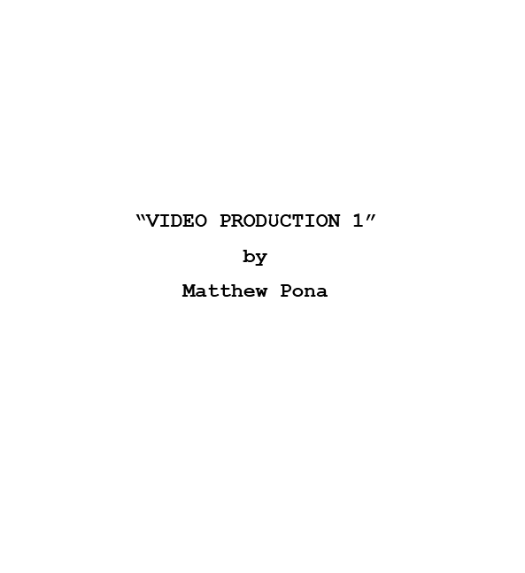 Screenplay Template 09