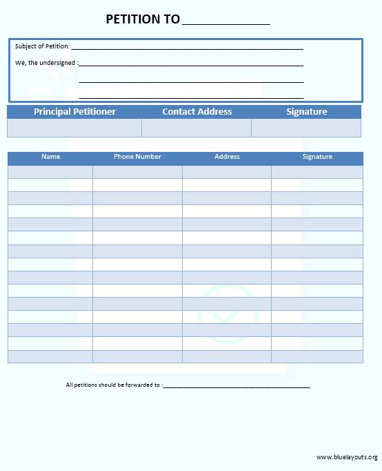 Petition template 06