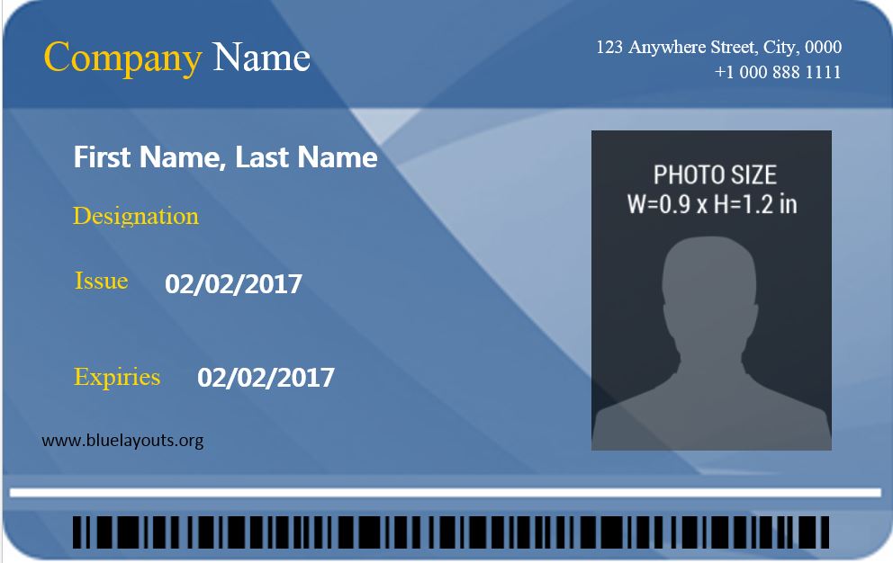 ID Card Template 08