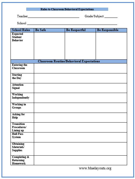 classroom management plan 09