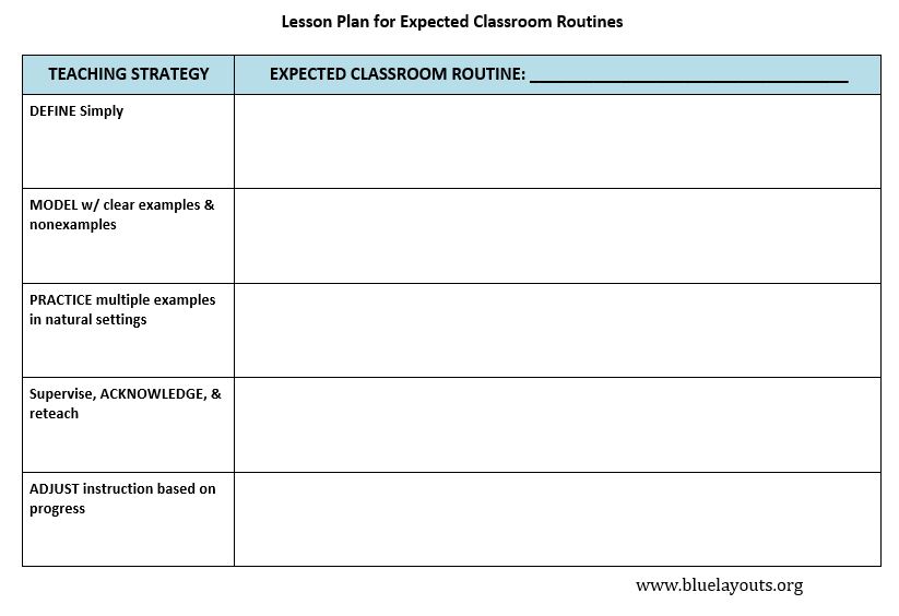 classroom management plan 10