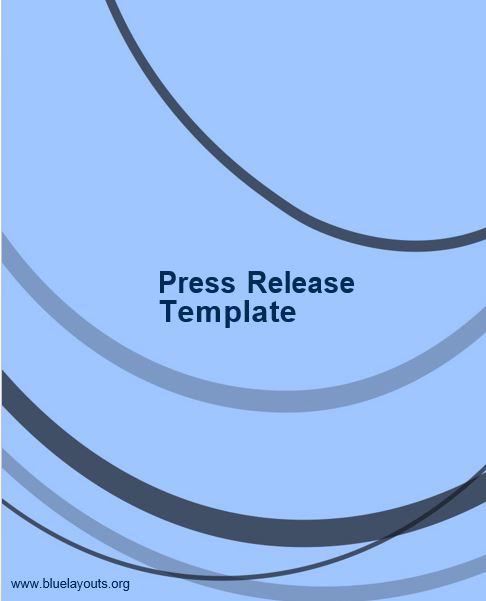 press release template 05
