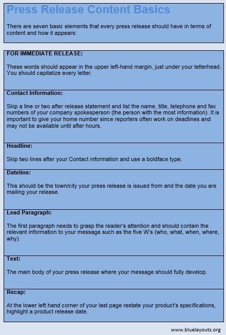press release template 09