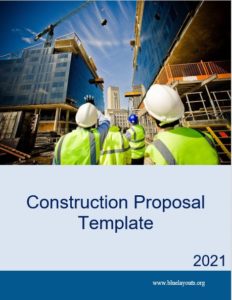 10  Free Professional Construction Proposal Templates Blue Layouts 10  Free Professional Construction Proposal Templates Blue Layouts