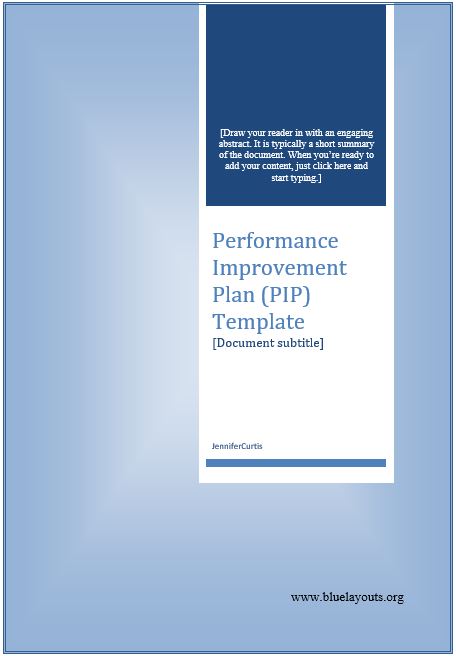 performance improvement plan template 02