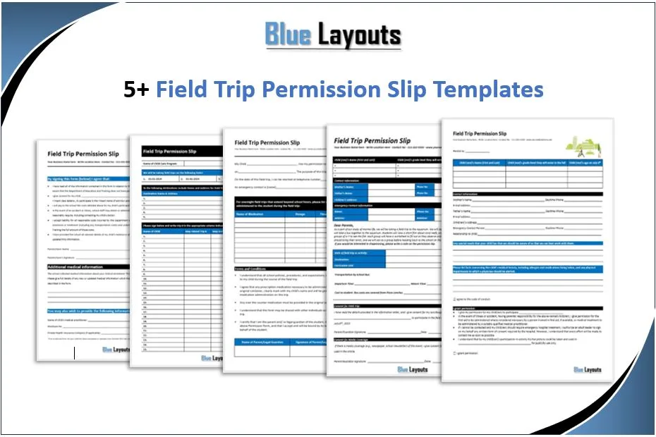 Field Trip Permission Slip Templates Feature Image