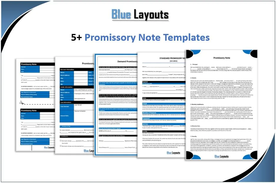 Promissory Note Templates