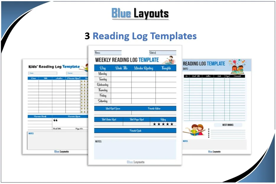 Reading Log Templates