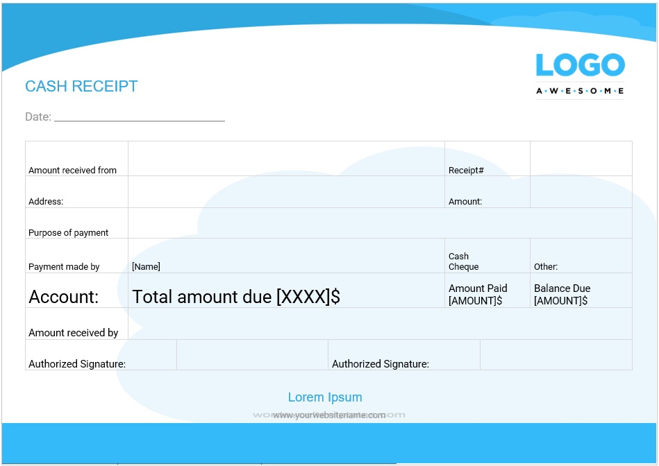 Cash Receipt – 02