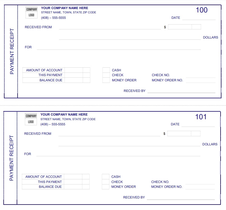 Cash Receipt Template 03
