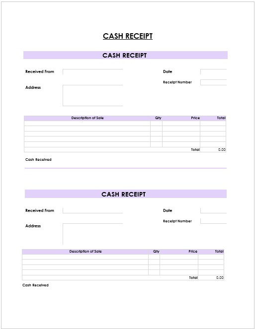 Payment Receipt Layout 09